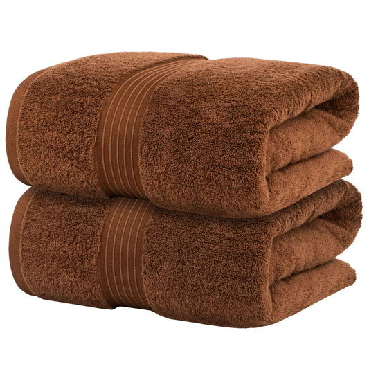 Bliss Kingdom Jumbo Bath Sheets 2-Pack – Extra Large 90x180 cm, 100% Combed Cotton, Soft & Absorbent Luxury Towels for Bathroom, Spa & Hotel Use