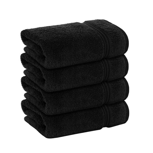 Bliss Kingdom Luxury Hand Towels 4-Pack – 40x70 cm, 100% Combed Cotton, Soft & Absorbent Premium Towels for Bathroom, Kitchen & Spa Use