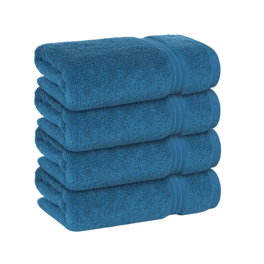 Bliss Kingdom Luxury Hand Towels 4-Pack – 40x70 cm, 100% Combed Cotton, Soft & Absorbent Premium Towels for Bathroom, Kitchen & Spa Use