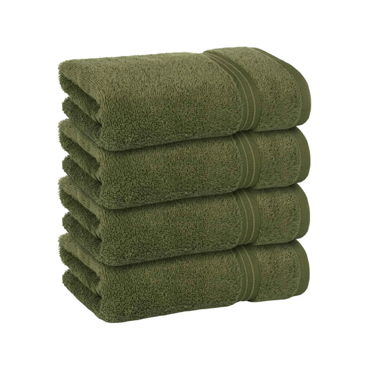 Bliss Kingdom Luxury Hand Towels 4-Pack – 40x70 cm, 100% Combed Cotton, Soft & Absorbent Premium Towels for Bathroom, Kitchen & Spa Use