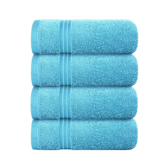 Bliss Kingdom Luxury Hand Towels 4-Pack – 40x70 cm, 100% Combed Cotton, Soft & Absorbent Premium Towels for Bathroom, Kitchen & Spa Use