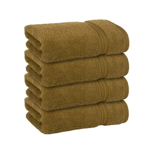 Bliss Kingdom Luxury Hand Towels 4-Pack – 40x70 cm, 100% Combed Cotton, Soft & Absorbent Premium Towels for Bathroom, Kitchen & Spa Use