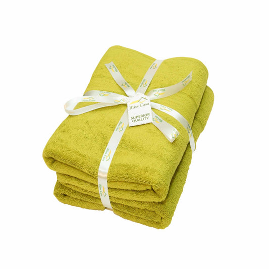Bliss Kingdom Indigo Bath Towels 2-Pack – Extra Large 70x140 cm, 100% Cotton, Soft & Absorbent Quick Dry Towels for Bathroom, Spa & Hotel Use