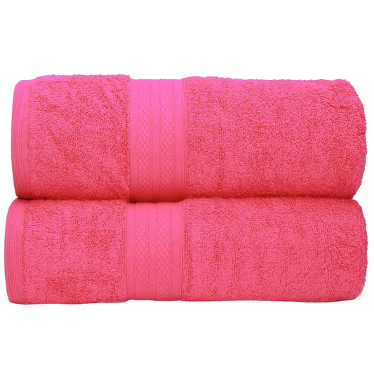 Bliss Kingdom Indigo Bath Towels 2-Pack – Extra Large 70x140 cm, 100% Cotton, Soft & Absorbent Quick Dry Towels for Bathroom, Spa & Hotel Use