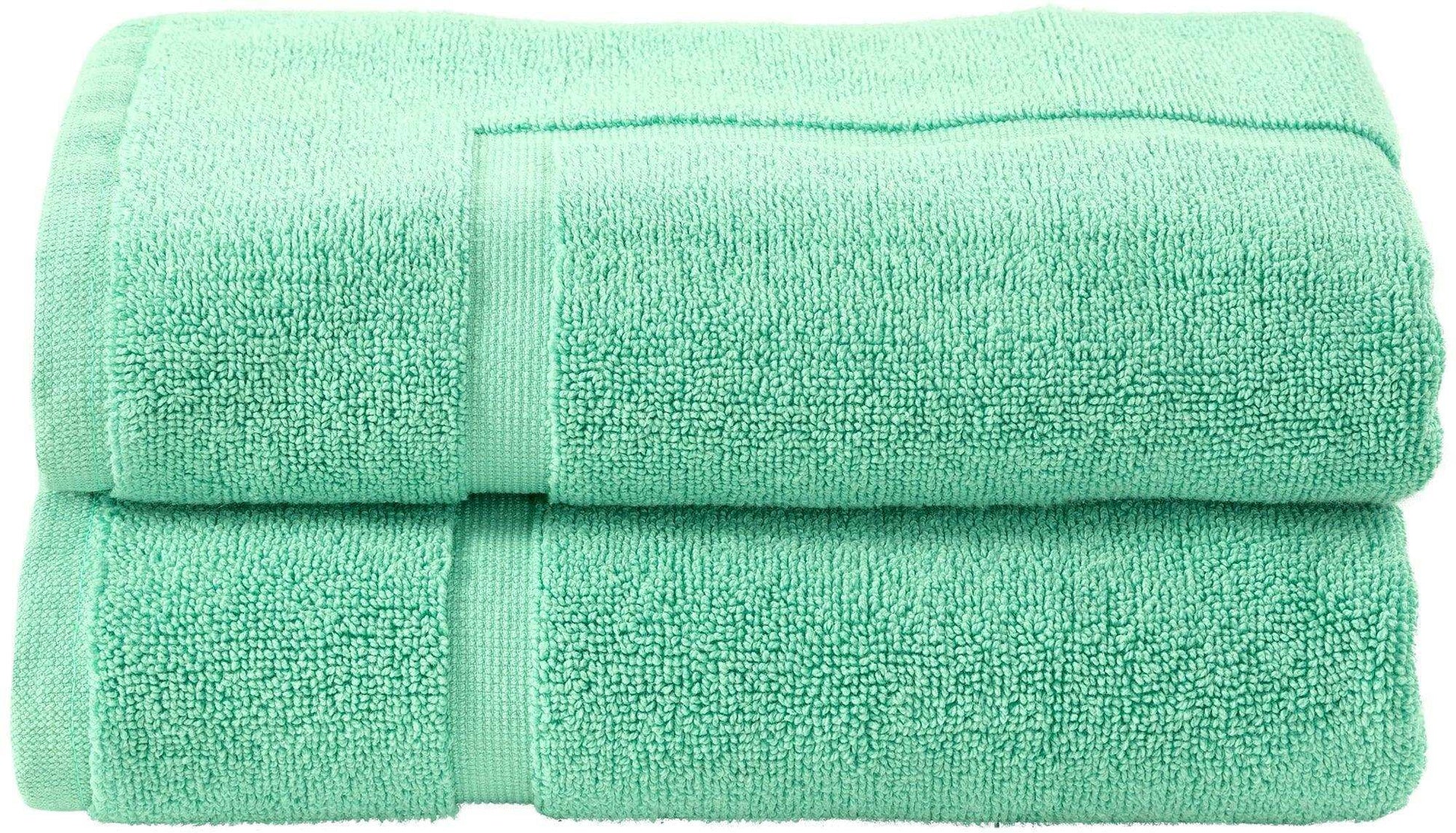 Bath Mats - 2 Pack (50 x 80 cm) | 100% Cotton 1000 GSM Super Soft, Extra Absorbent Floor Mats for Bathrooms & Kitchen for an Elegant Look. Available in a variety of colours - Bliss Kingdom