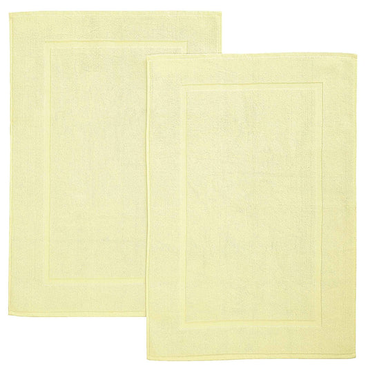 Bliss Kingdom Bath Mats 2-Pack – 50x80 cm, Soft & Absorbent Cotton Floor Mats for Bathroom,  Kitchen, Home, Hotel & Spa Use