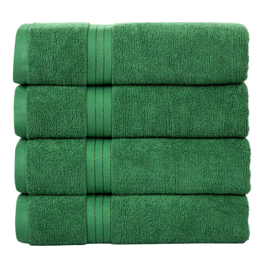 Bliss Kingdom 100% Cotton Bath Towels 4-Pack – Large 27x54 Inches, Soft & Absorbent, Durable  Quick Dry Towels for Bathroom, Spa & Hotel Use