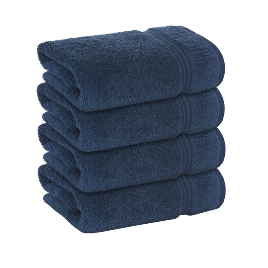 Bliss Kingdom Luxury Hand Towels 4-Pack – 40x70 cm, 100% Combed Cotton, Soft & Absorbent  Premium Towels for Bathroom, Kitchen & Spa Use