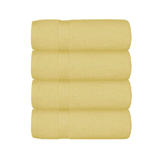 Bliss Kingdom Luxury Hand Towels 4-Pack – 40x70 cm, 100% Combed Cotton, Soft & Absorbent  Premium Towels for Bathroom, Kitchen & Spa Use