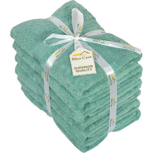 Bliss Kingdom Large Hand Towels 6-Pack – 50x100 cm, 100% Combed Cotton, Soft & Absorbent  Luxury Towels for Bathroom, Kitchen & Spa Use