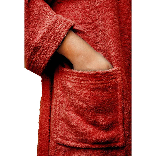 Bliss Kingdom Unisex Cotton Bathrobe for Men & Women – Soft & Absorbent Hooded Robe with  Pockets and Belt, Premium 100% Ring-Spun Cotton for Bathroom, Spa & Home Use